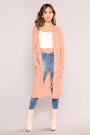 Abella Duster Sweater - Mauve