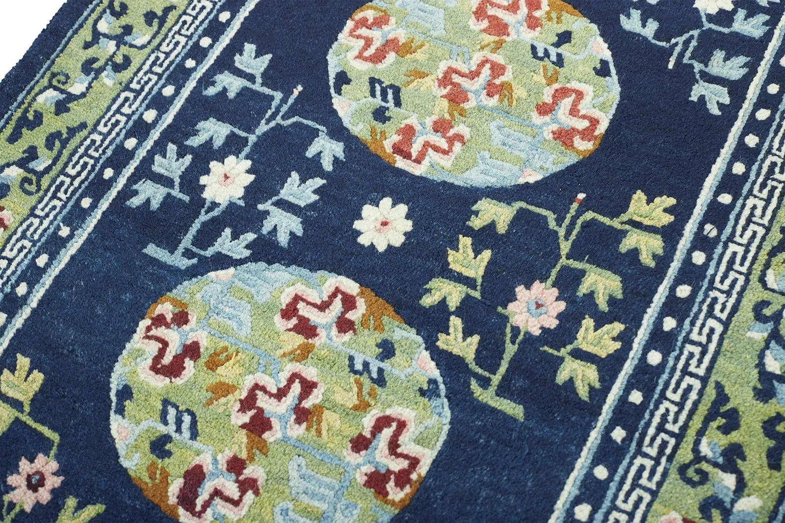 ANTIQUE TIBETAN KHADEN 2' 7" x 4' 7" 19th C