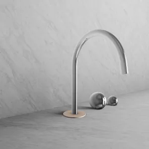 BARiL B35-8009-00L-CH-100 Two-Handle Deck Mounted Lavatory Faucet