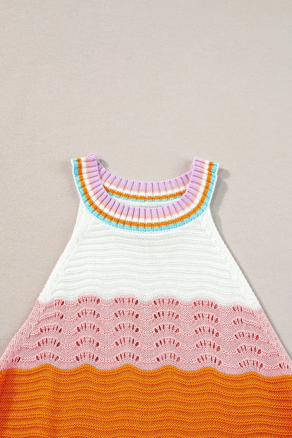 Beachy Knit Sleeveless Top