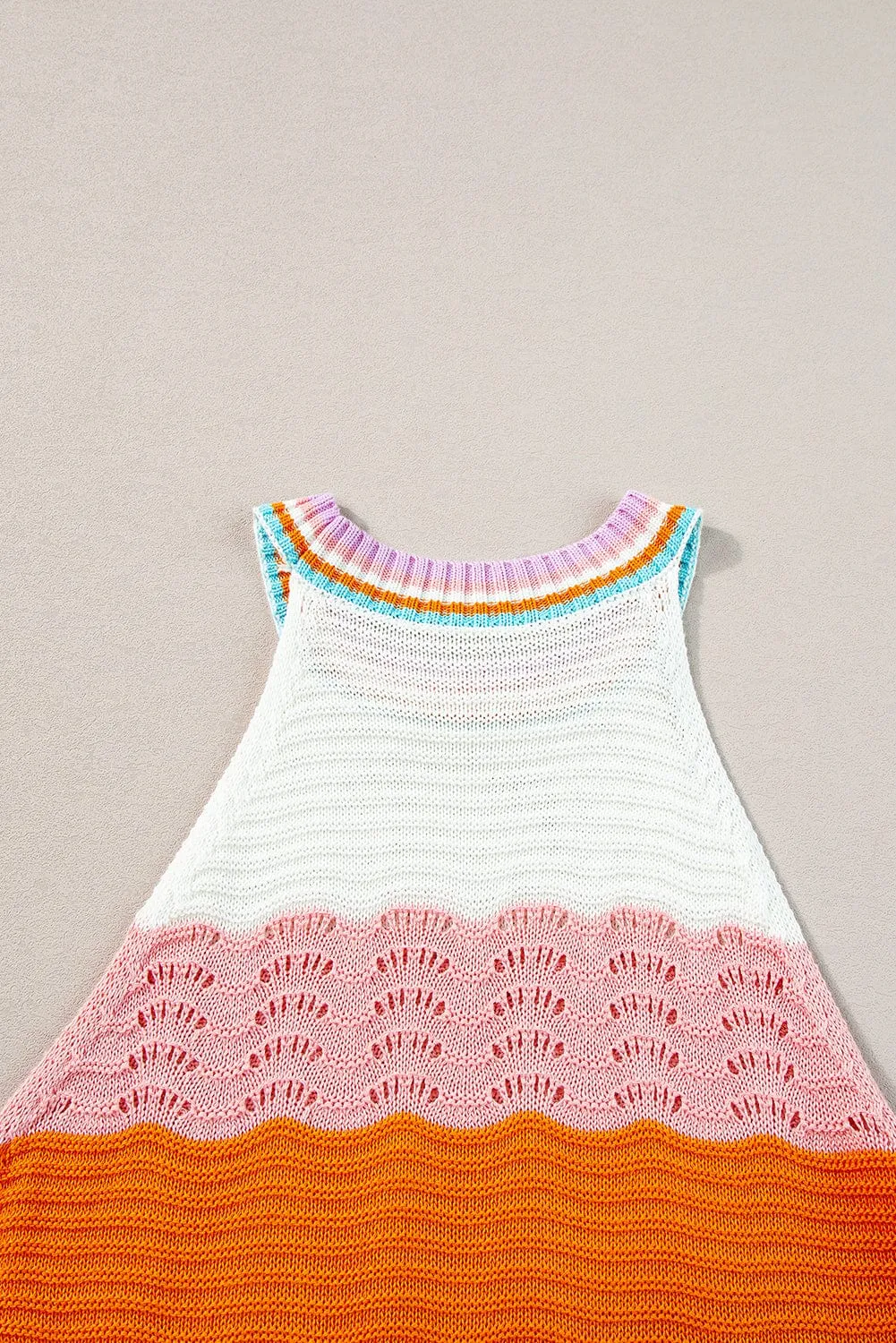 Beachy Knit Sleeveless Top
