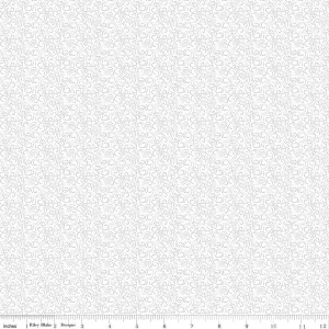 Black Tie Off White Swirls Yardage by Dani Mogstad for Riley Blake Designs |C13756 OFFWHITE