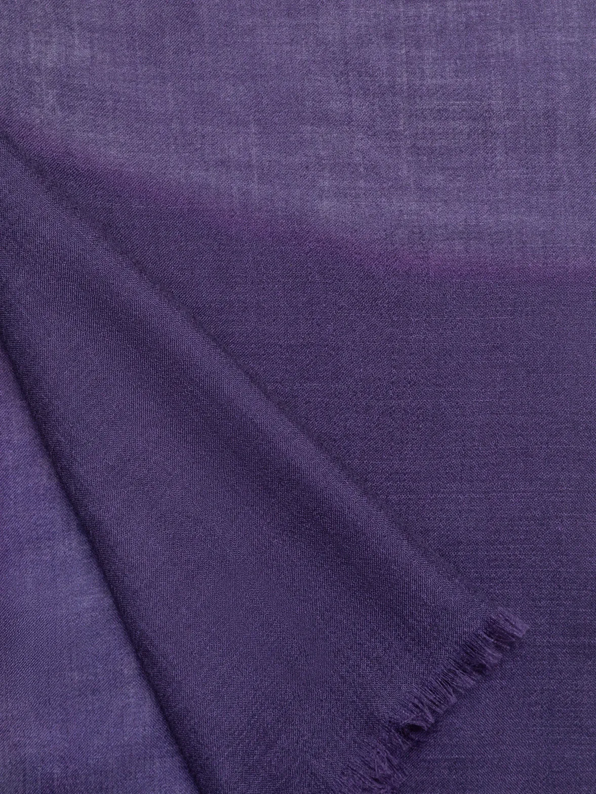 Cashmere Silk Scarf with Purple Loop Print