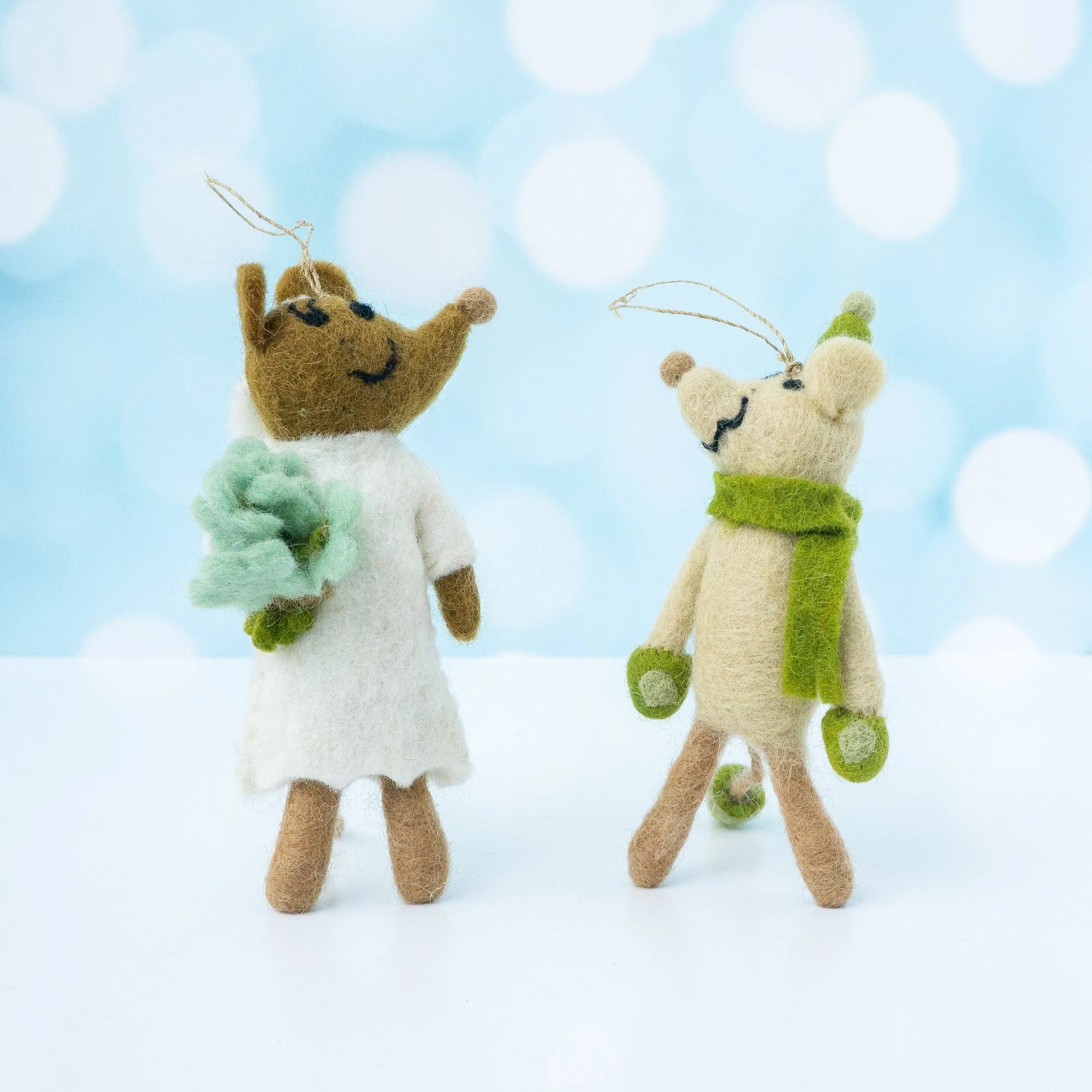 Cheery Mouse Eco Ornaments (8 styles)