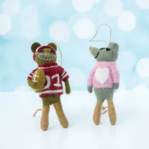 Cheery Mouse Eco Ornaments (8 styles)
