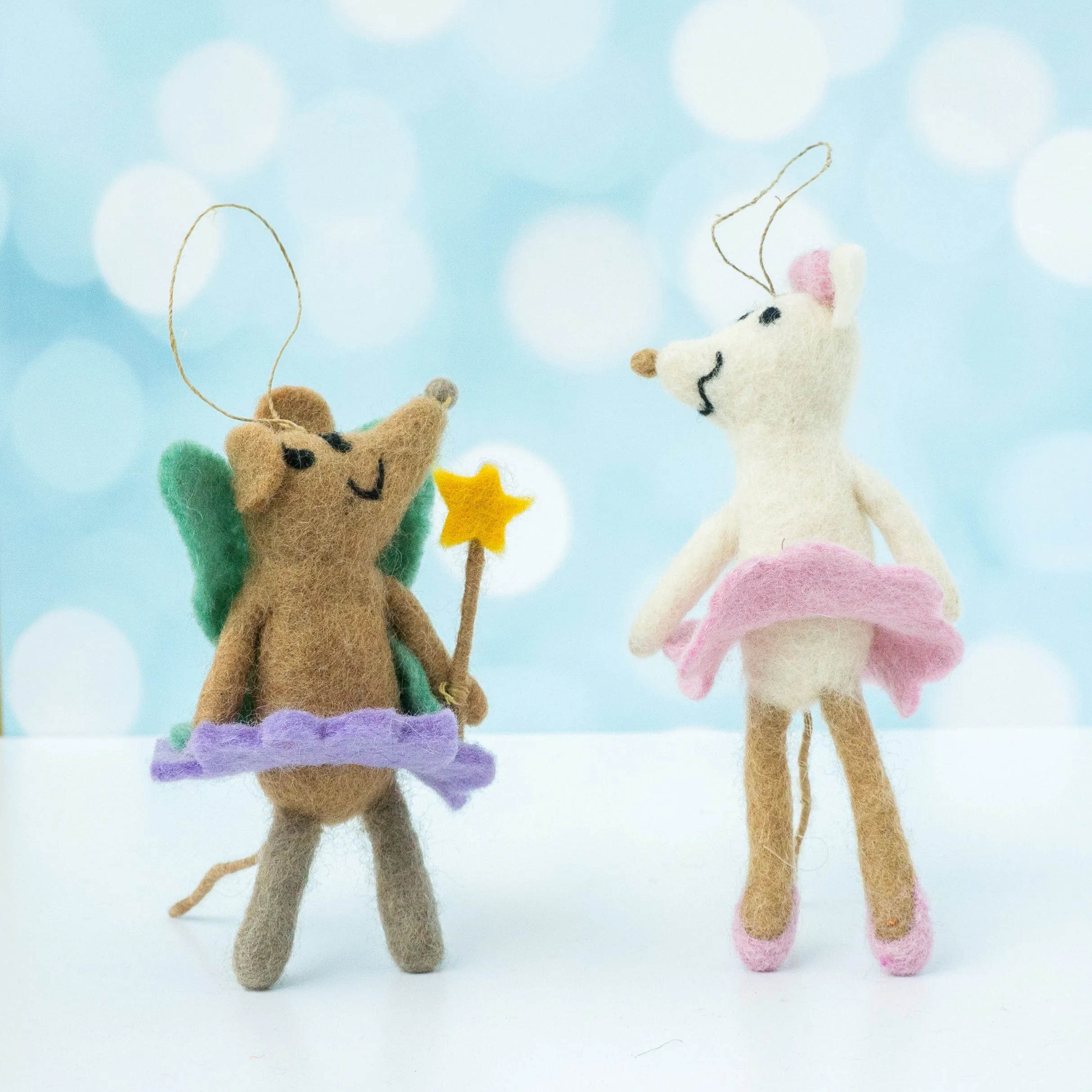 Cheery Mouse Eco Ornaments (8 styles)