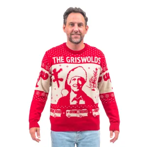 Christmas Vacation The Griswold's Threshold Clark Santa Hat Ugly Christmas Sweater