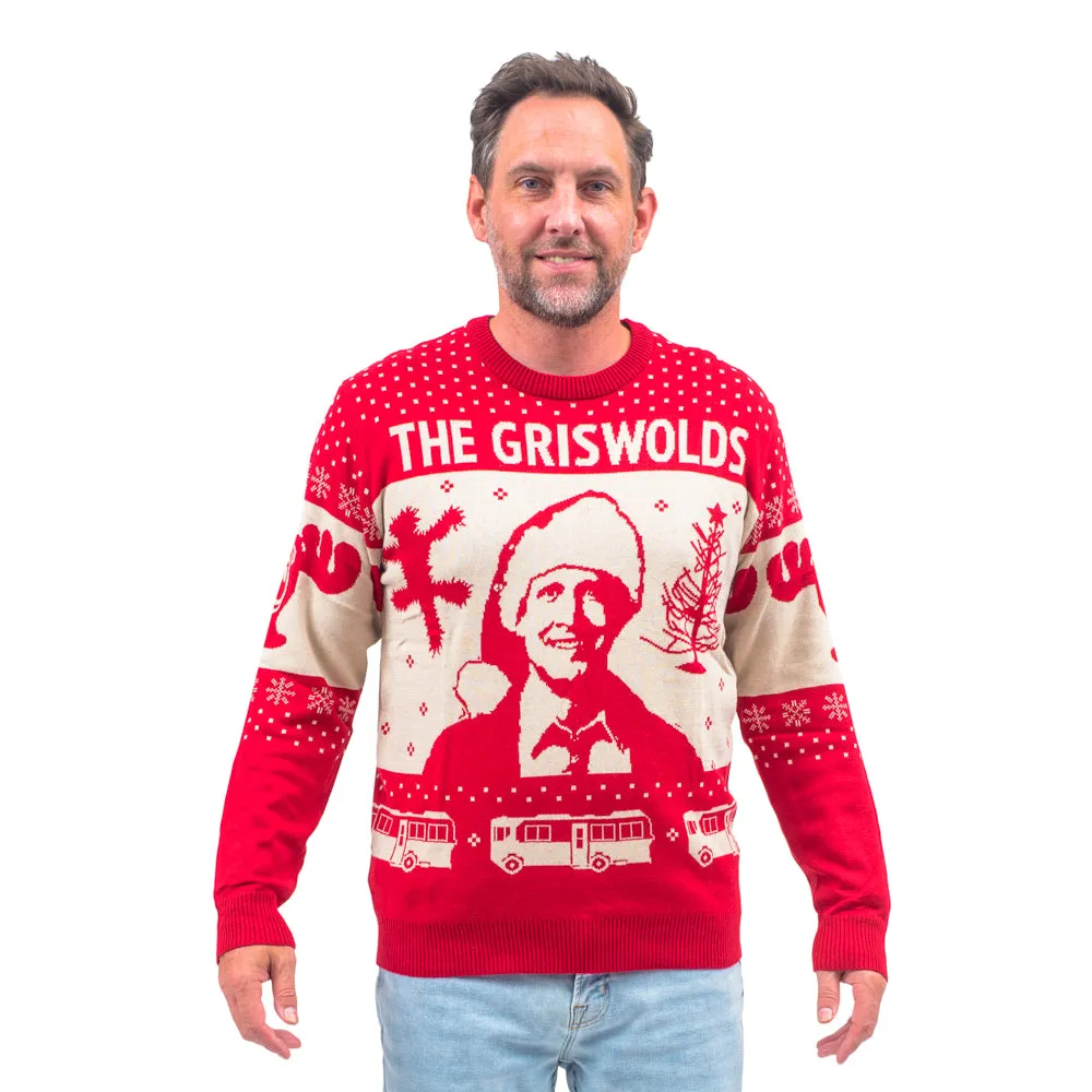 Christmas Vacation The Griswold's Threshold Clark Santa Hat Ugly Christmas Sweater