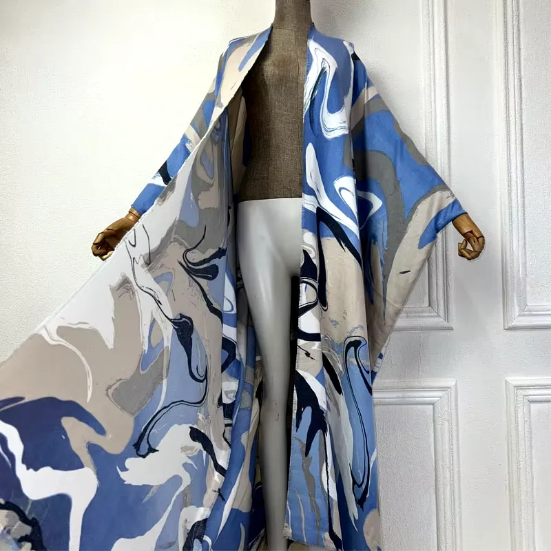 Cozy Arctic Wool Kimono