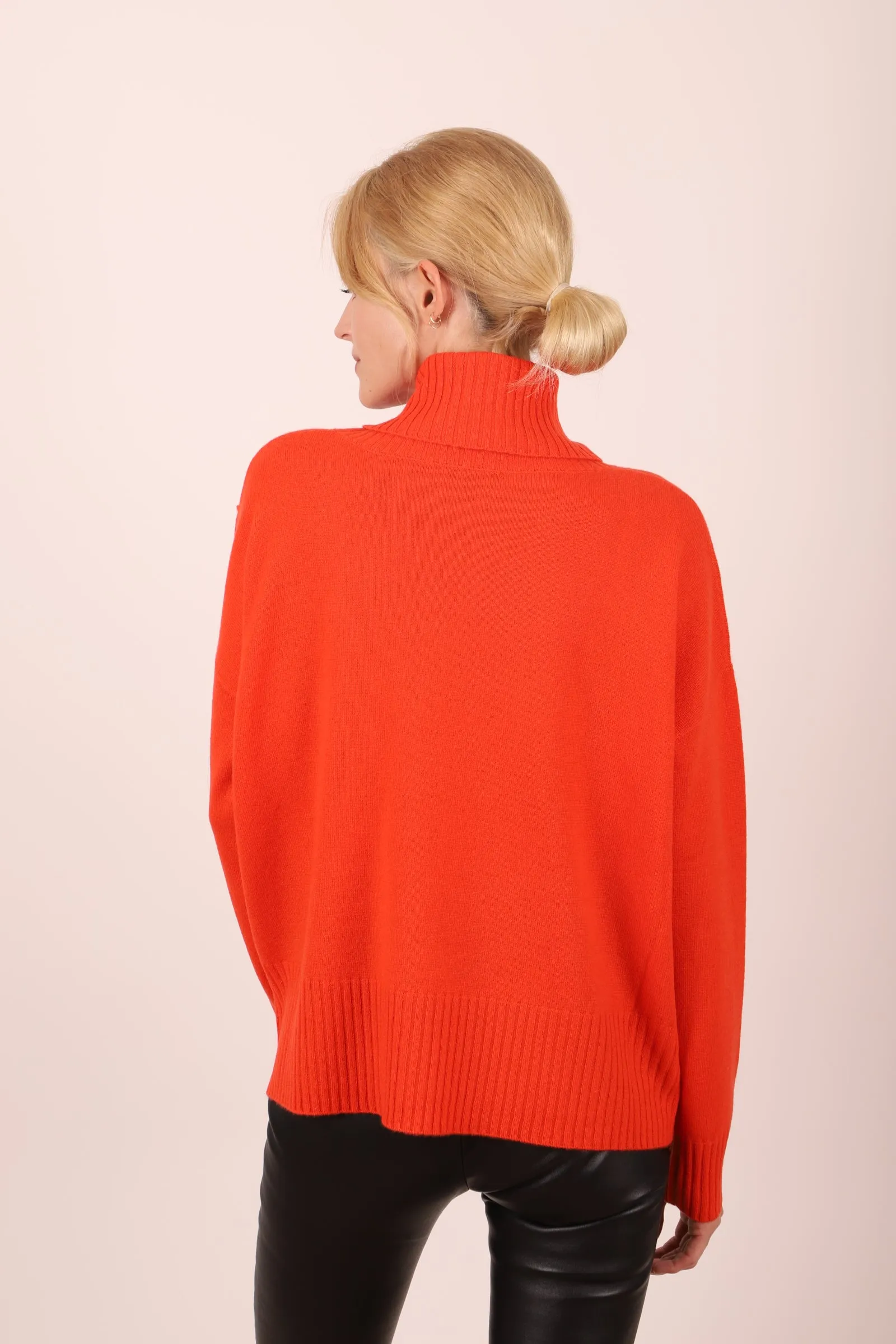 ESTHEME CACHEMIRE - RIB SPLIT NECK COWL