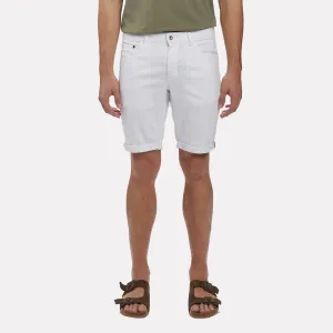 GABBA "Jason" Slim Fit Knit Denim Short / Snow White