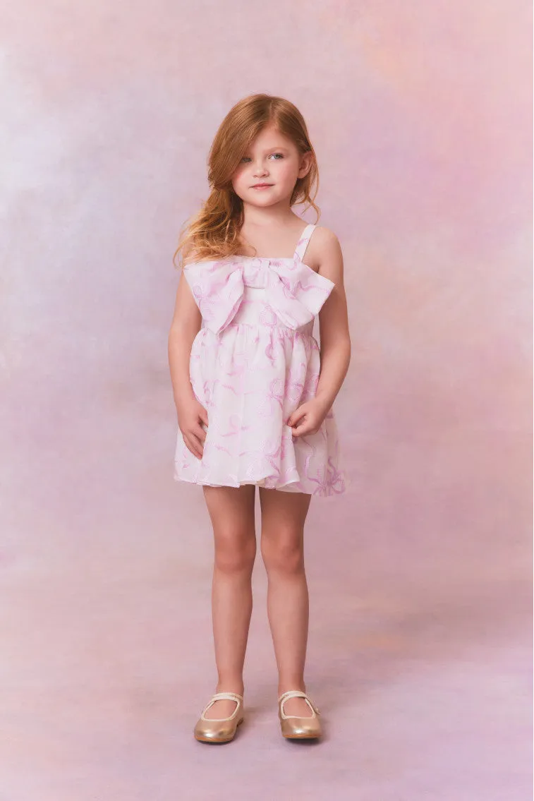 Girls Alejandra Bow Dress