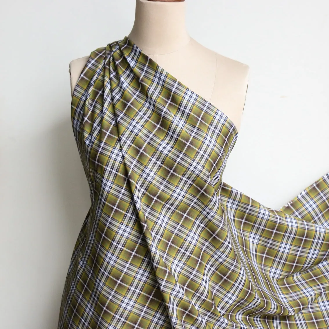 Giulia Green Check Shirting