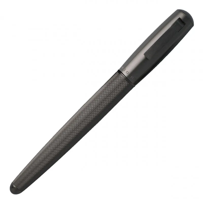 Hugo Boss Rollerball Pen Pure Matte Dark Chrome