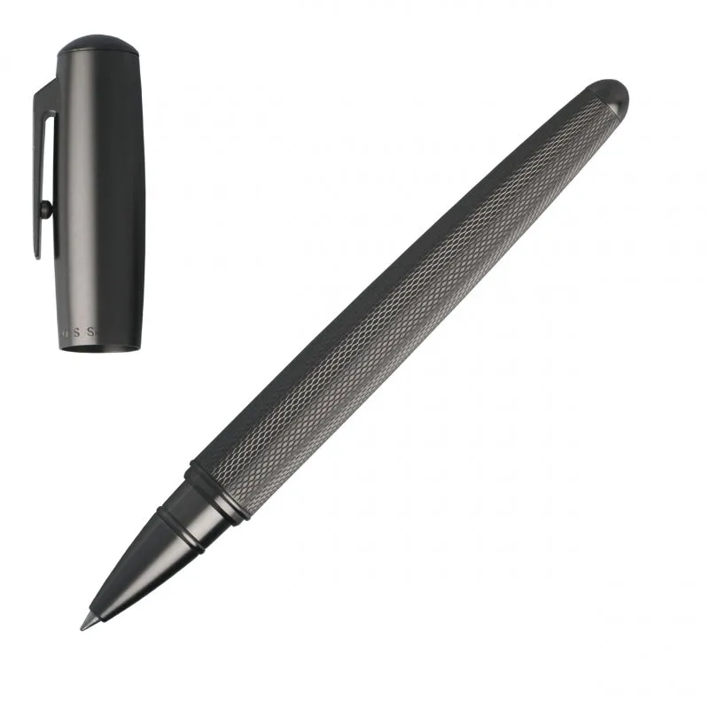 Hugo Boss Rollerball Pen Pure Matte Dark Chrome