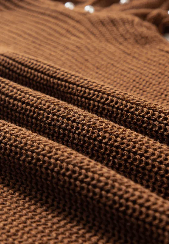 kesley Pearl Detail Round Neck Long Sleeve Sweater