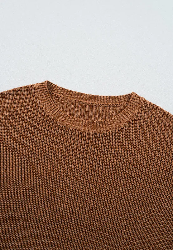 kesley Pearl Detail Round Neck Long Sleeve Sweater