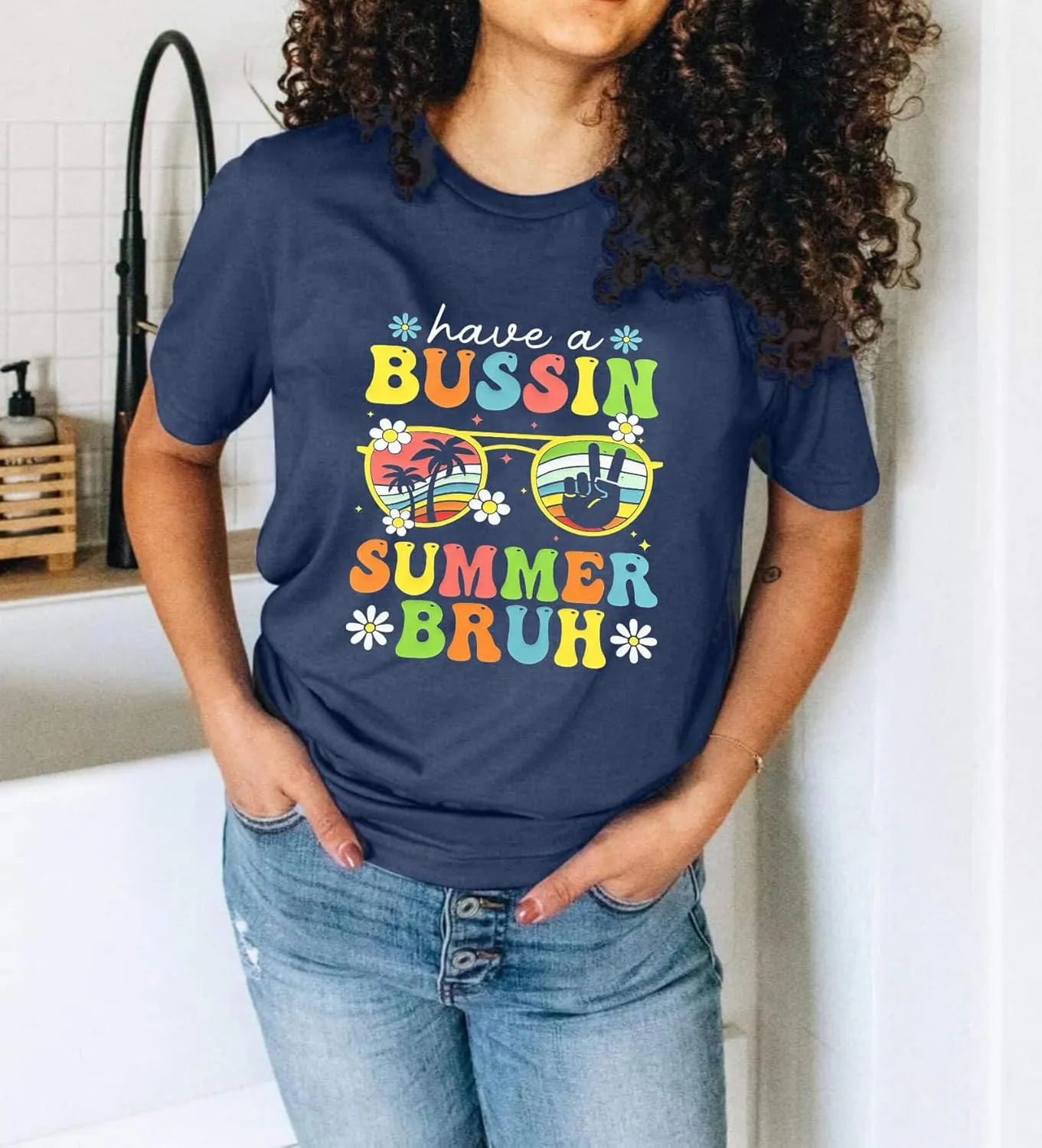 Last Day of School Teacher Shirt Womens Schools Out for Summer T-Shirt Happy Last Day Tee Tops