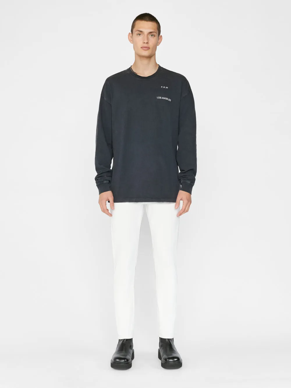 L'Homme Slim Twill -- Whisper White