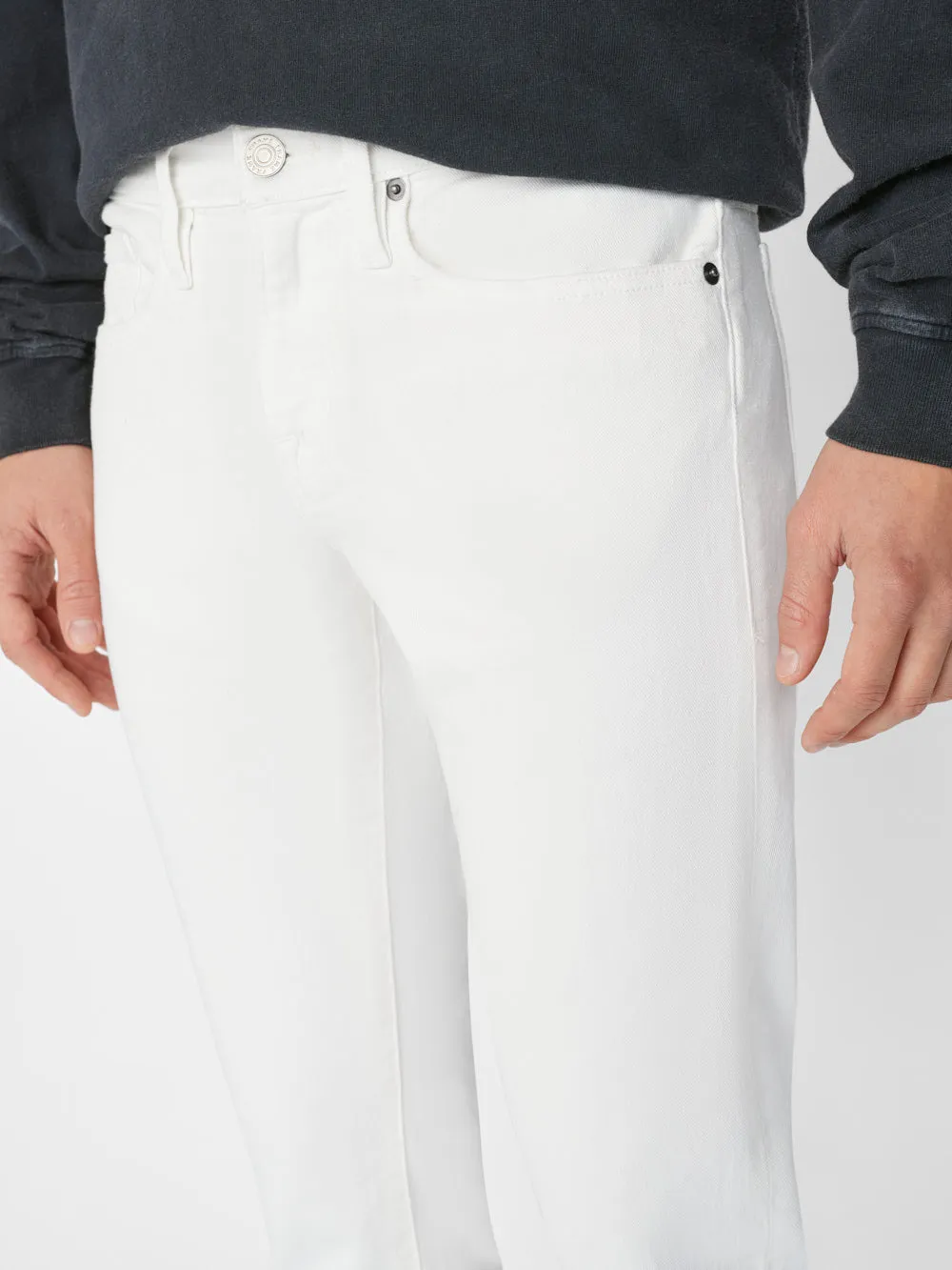 L'Homme Slim Twill -- Whisper White