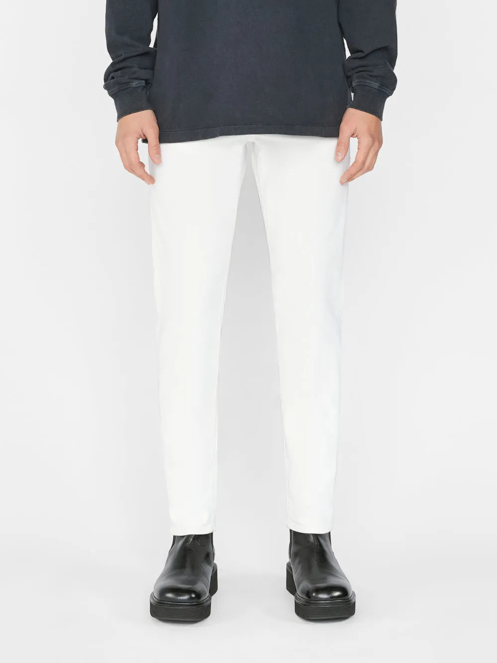 L'Homme Slim Twill -- Whisper White