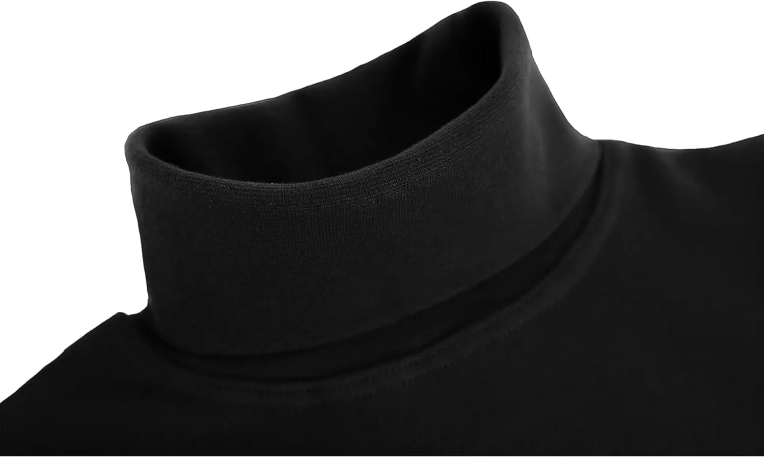 Lilax Girls' Basic Long Sleeve Turtleneck Cotton T-Shirt