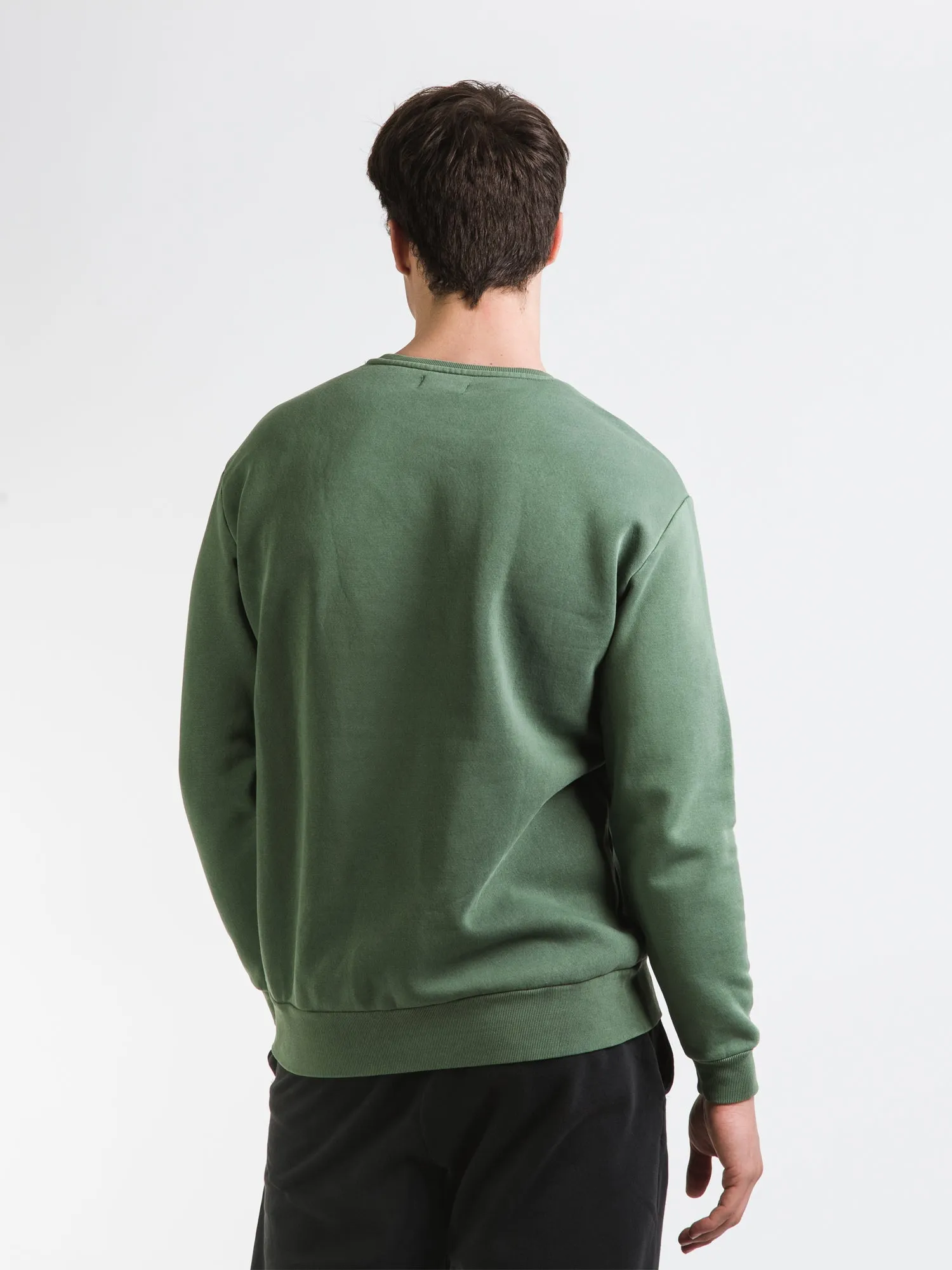 LIRA PIGMENT DYE FLEECE CREW - CLEARANCE