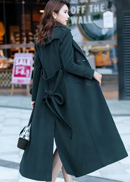 Long sleeve warm winter wool coat 245901