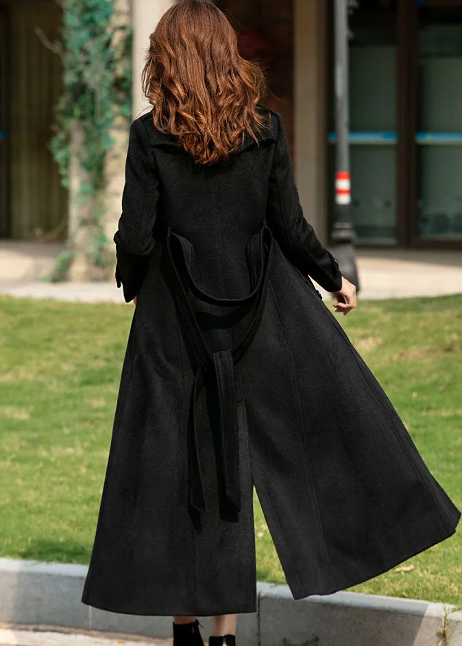 Long sleeve warm winter wool coat 245901
