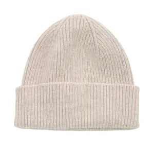 Mackie - Barra Hat Natural UNISEXE - Bonnet Laine Angora Beige Clair