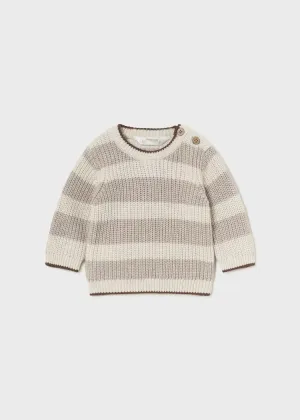 MAY Brown Stripe Sweater