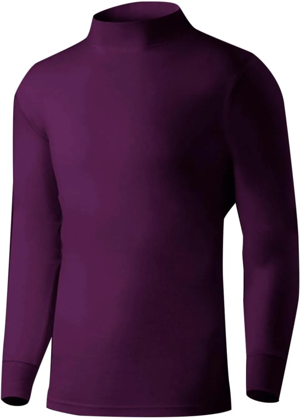 Mens Cotton Base Layer Mock Neck Compression Tops Thermal Warm Shirts Fall Winter Long Sleeve Undershirts Pullover