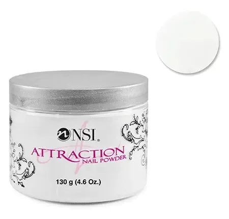 NSI Attraction Acrylic Nail Powder Pure White