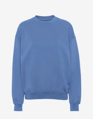Organic Oversized Crew - Sky Blue