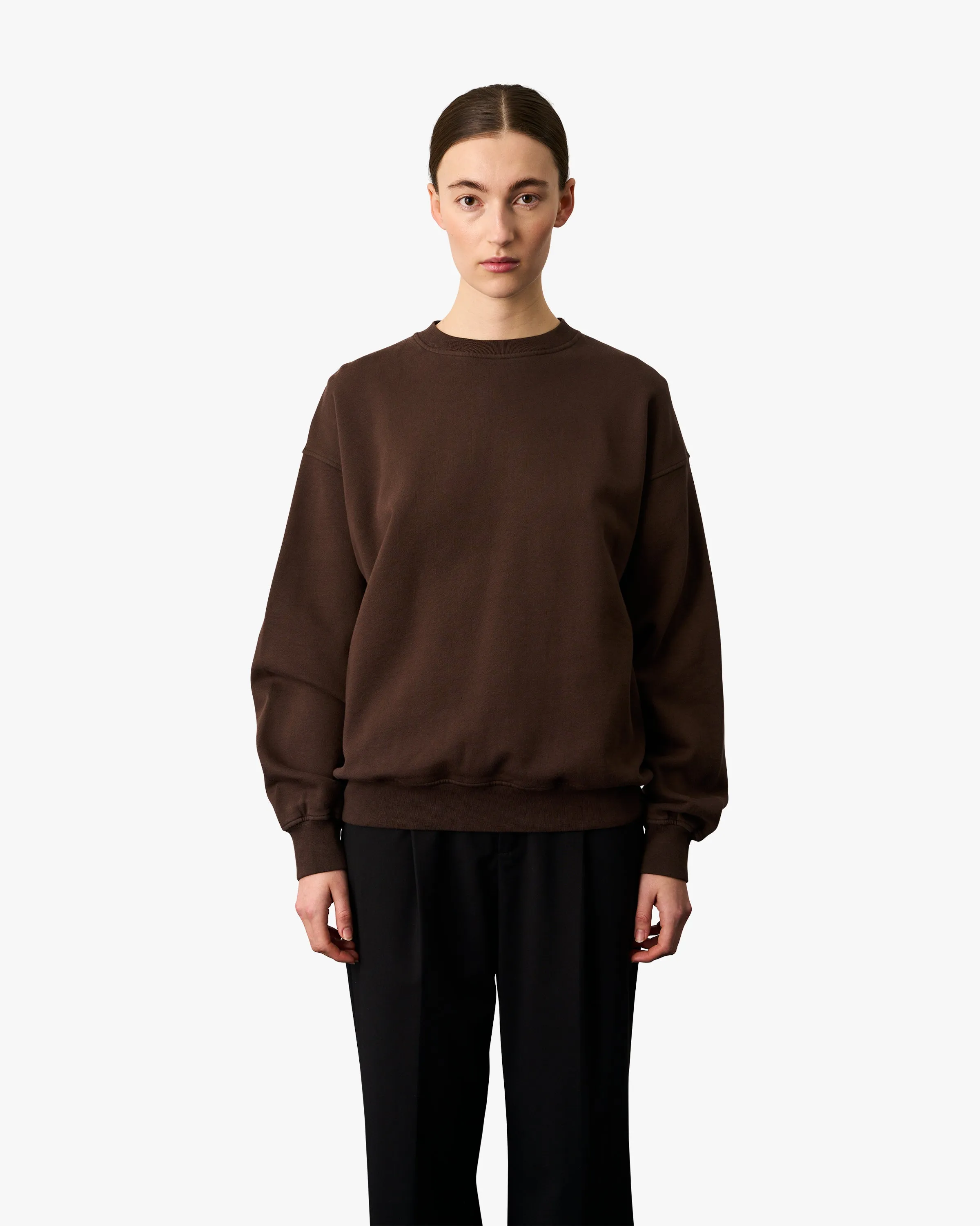 Organic Oversized Crew - Sky Blue