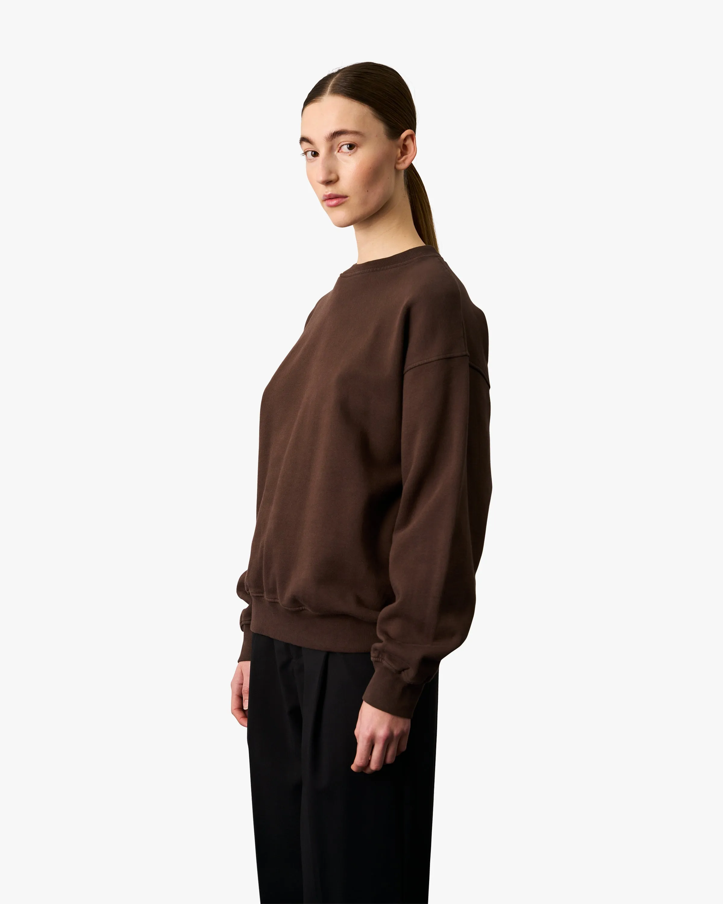Organic Oversized Crew - Sky Blue
