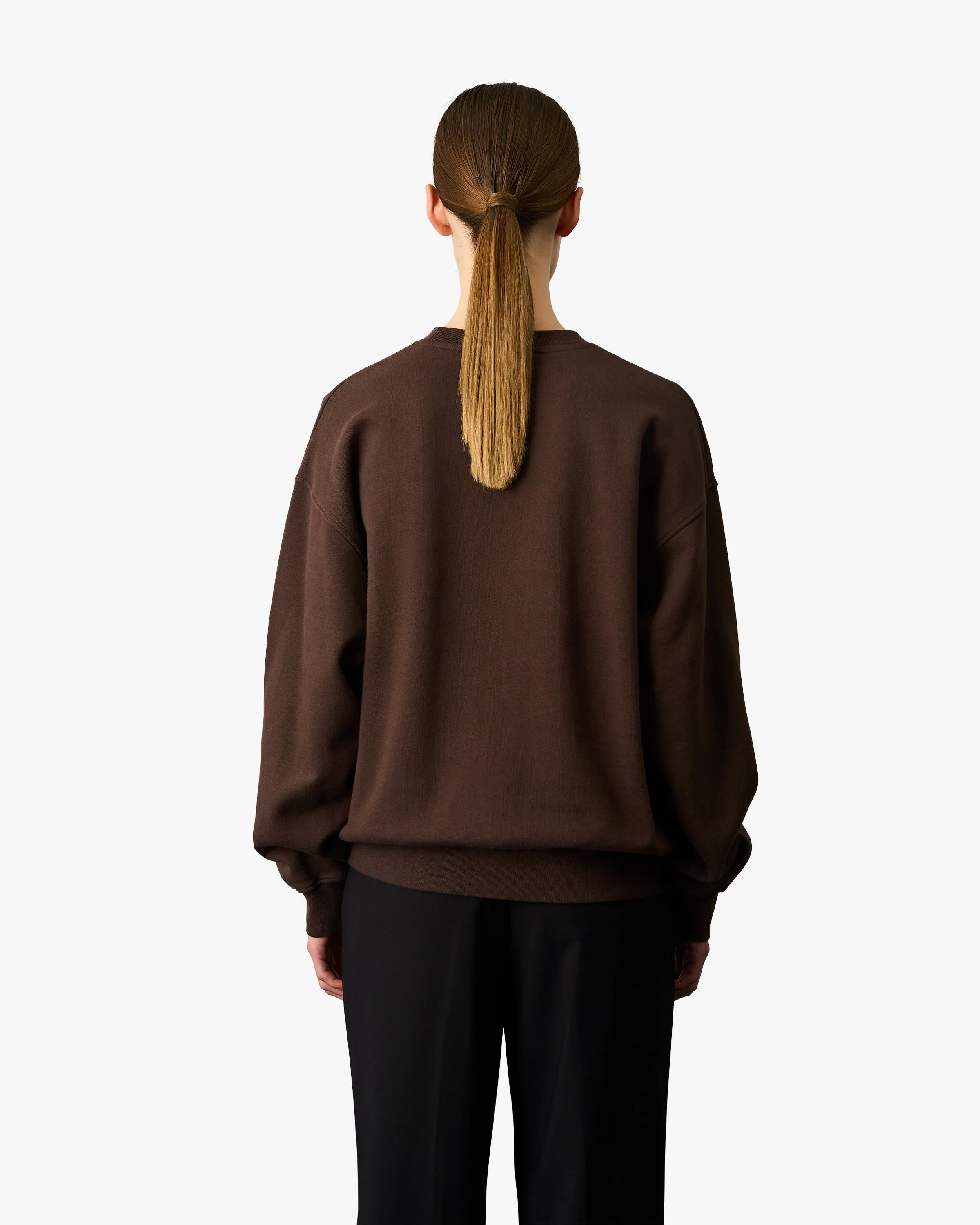 Organic Oversized Crew - Sky Blue