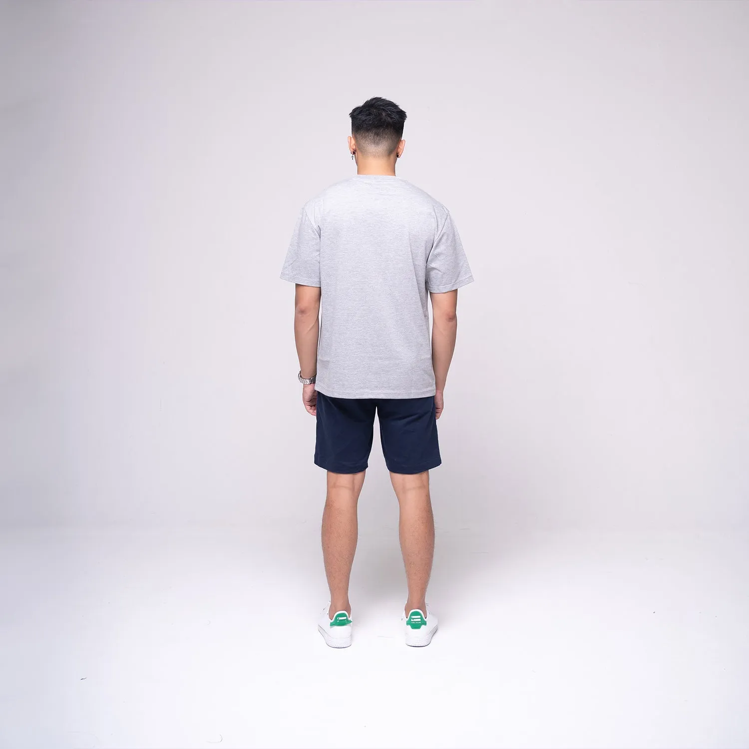 Oversized Basic T-shirt Light Grey