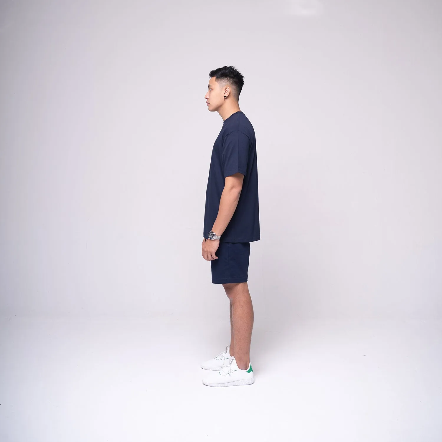 Oversized Basic T-shirt Navy