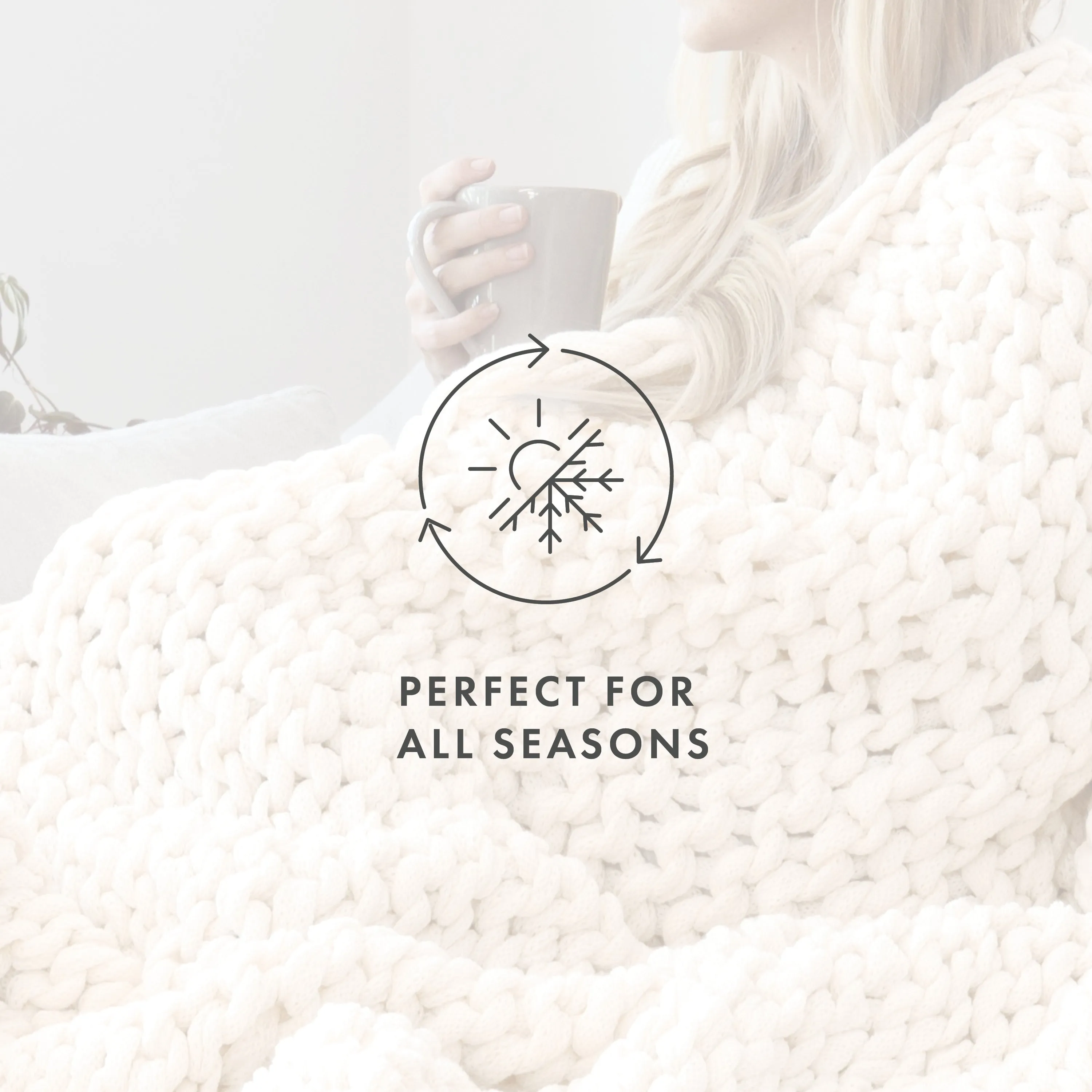 Oversized Chunky Knit Blanket
