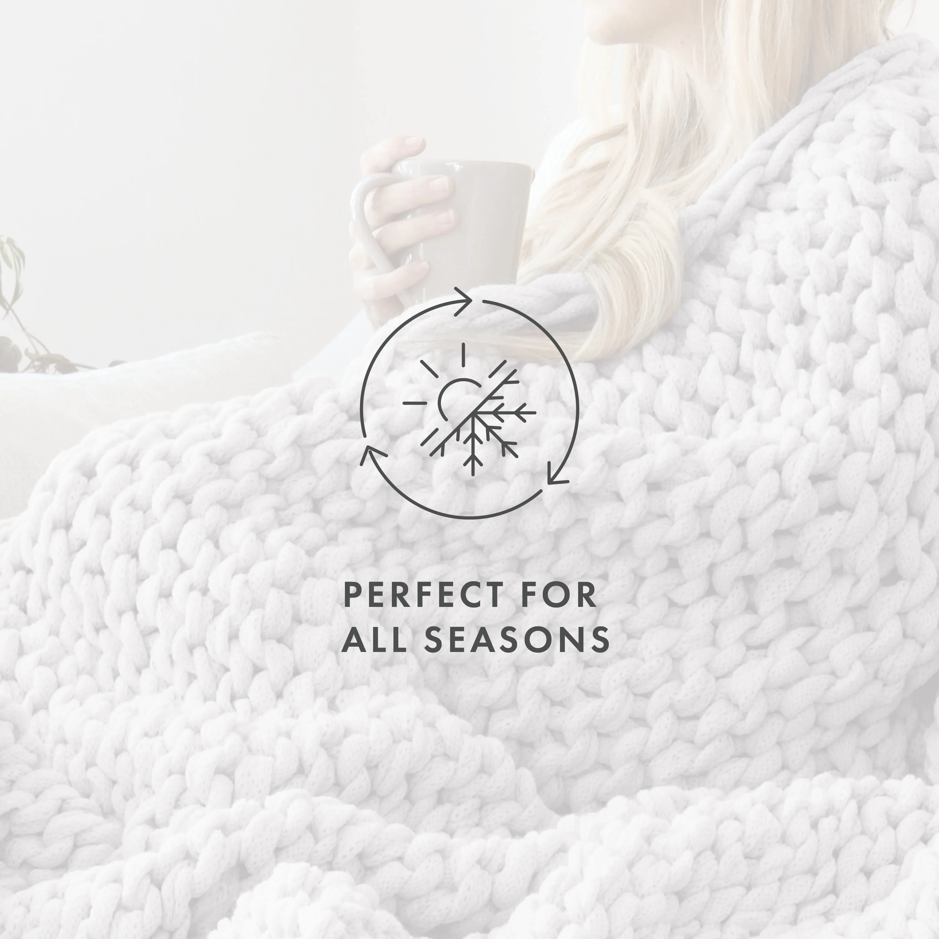 Oversized Chunky Knit Blanket
