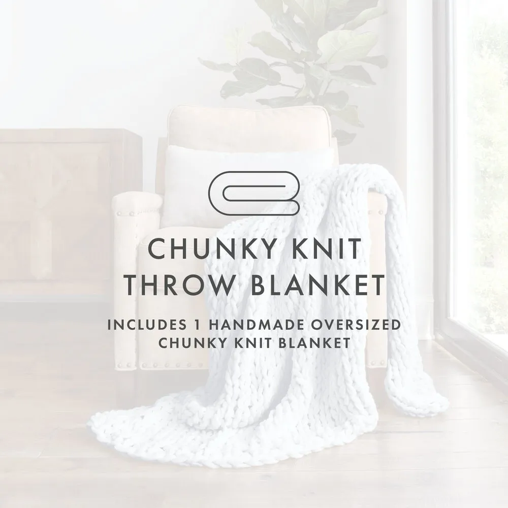 Oversized Chunky Knit Blanket