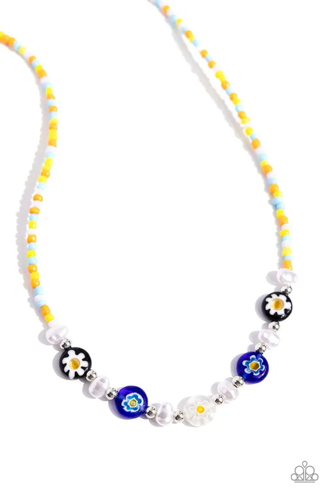 Paparazzi Necklace ~ Trendy Tutor - Yellow
