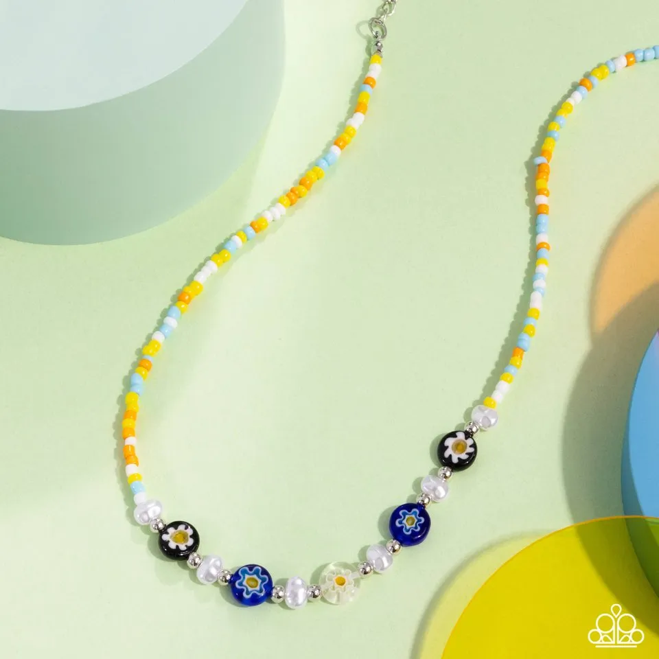 Paparazzi Necklace ~ Trendy Tutor - Yellow