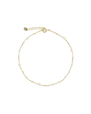 Pearl Satellite Chain Anklet
