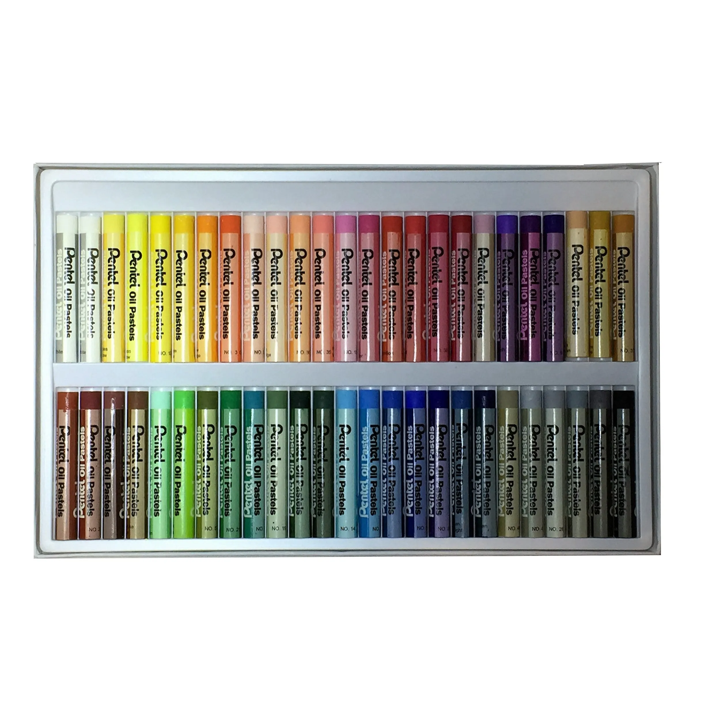 Pentel Arts Oil Pastels Colour - Set of 50 Sticks