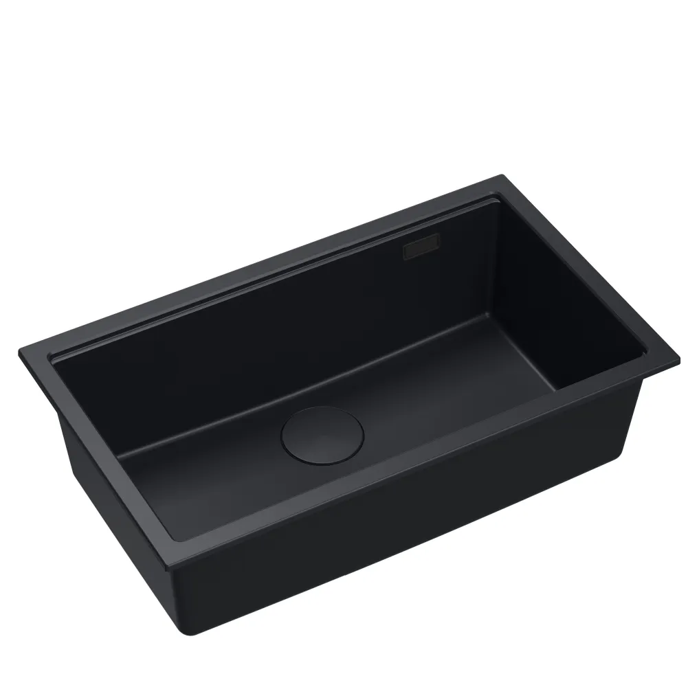 Quadron Logan 110 Pure Carbon, topmount or undermount sink