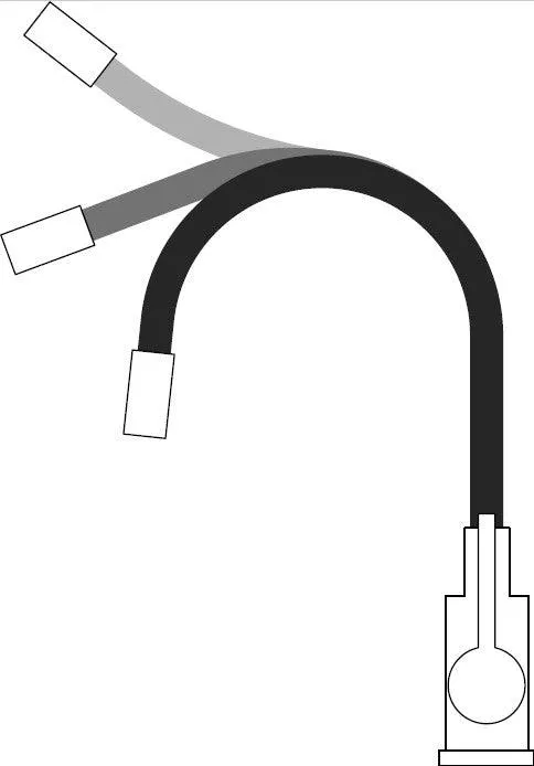 Quadron Maggie Stretch Mix&match kitchen tap, Black and Copper