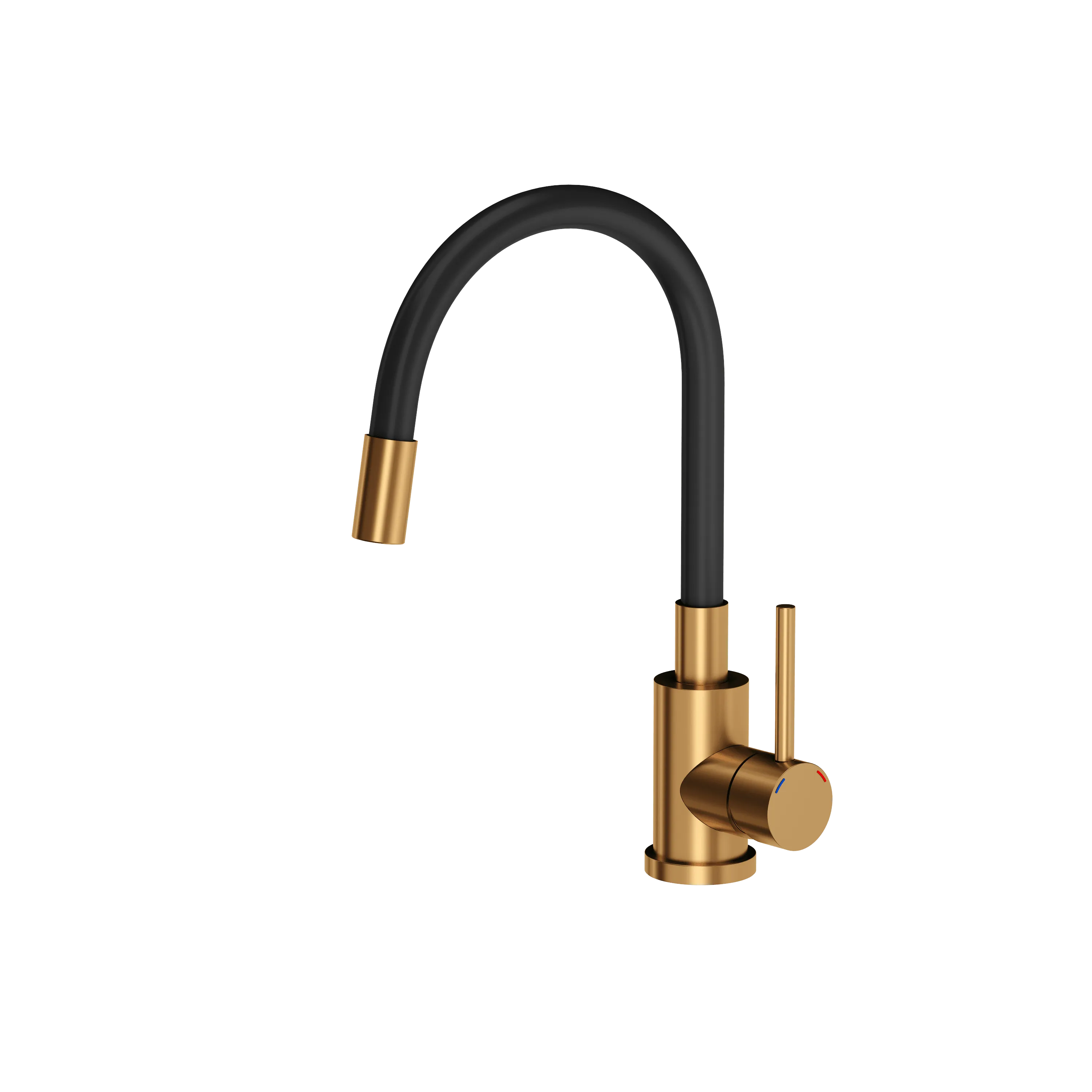 Quadron Maggie Stretch Mix&match kitchen tap, Black and Copper