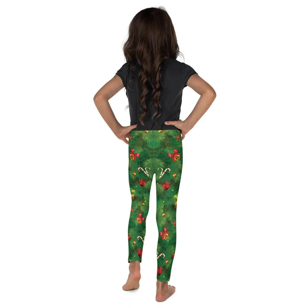 Realistic Christmas Tree Kid's Leggings